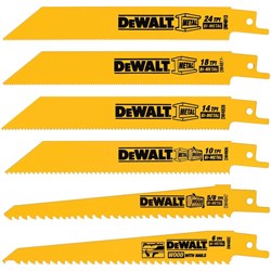 DeWalt Metal/Woodcutting Reciprocating Saw Blade Set (6-Piece)